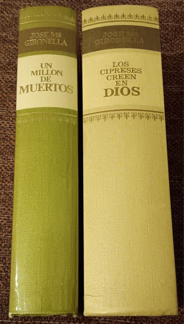 2 libros de JOSE MARIA GIRONELLA