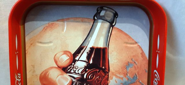 Bandeja vintage de Coca-cola