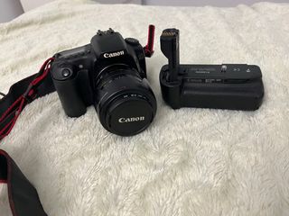 Camara de fotos Canon y mochila Lowepro