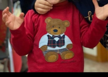 maglia lunga fagottino natale bimbo 3 anni
