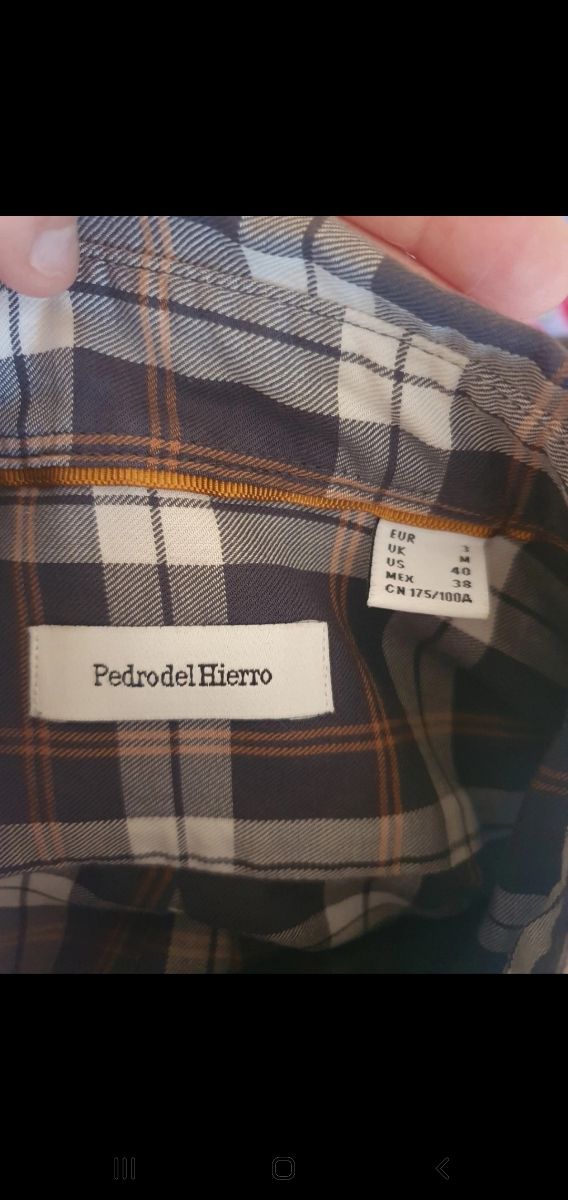 Camisa de cuadros de Pedro del Hierro