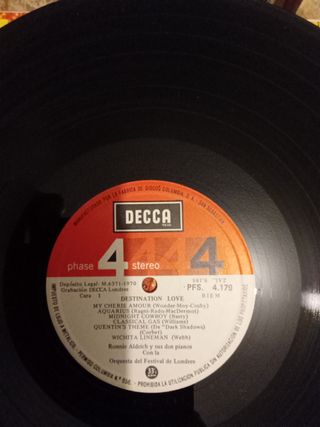 LP de vinilo Ronnie Aldrich