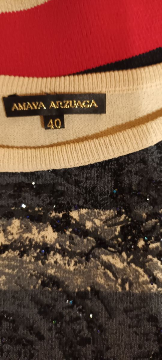 Top jersey rayas Amaya Arzuaga