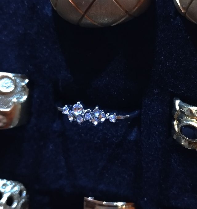 Anello alla moda da donna, gioiello per le dita, misura 7