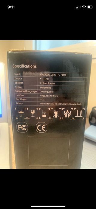 Miniproyector portatil