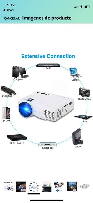 Miniproyector portatil
