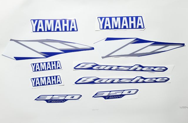 Autocolantes banshee 350cc OEM Azul