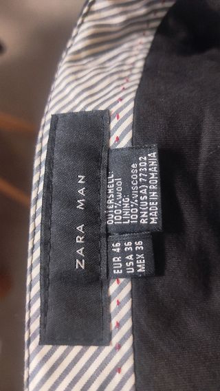 Traje Zara Man