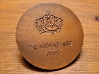Medallas Proclamación Monarquía España