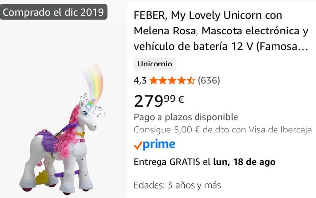 Feber Unicornio My Lovely Unicorn El Corte Ingles Unicornio Feber