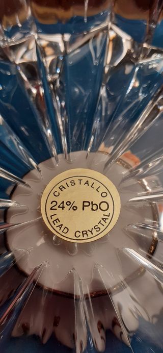 Porta cioccolatini in cristallo