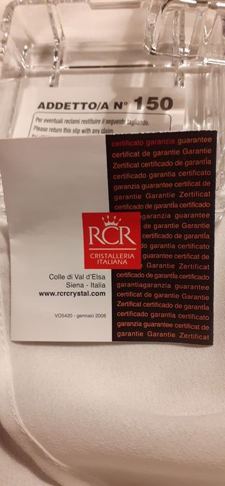 Scatola in cristallo ROR