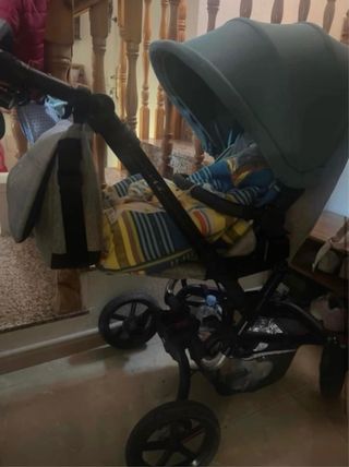 Carro Trio Jane Epic+Bañera/cambiador+Colchon cuna