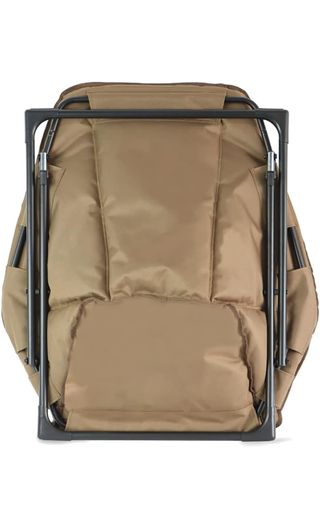 SILLA DE PIEL SINTÉTICA HEXAGONAL MARRON