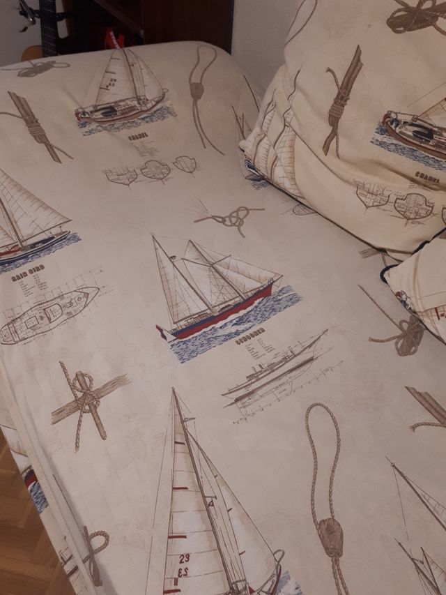 Colcha y fundas cojines