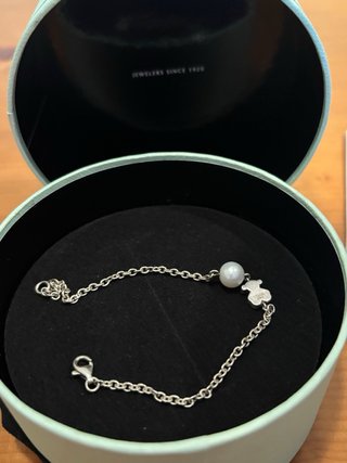 Pulsera original TOUS plata perla con certificado