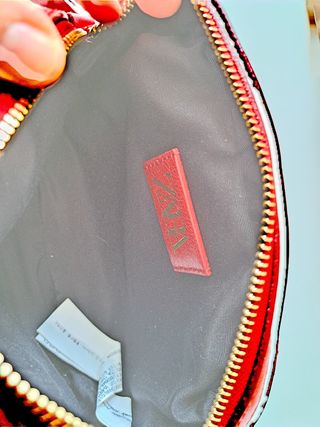 Bolso pequeño de piel de Zara