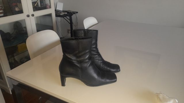 Preciosos botines de piel