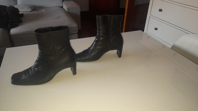 Preciosos botines de piel