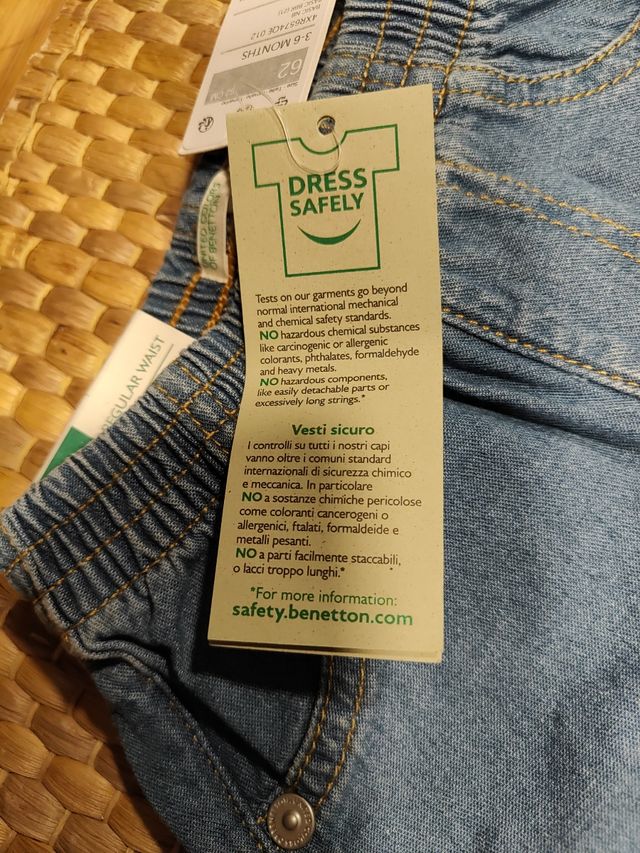 Pantalón jeans Bebé, unisex