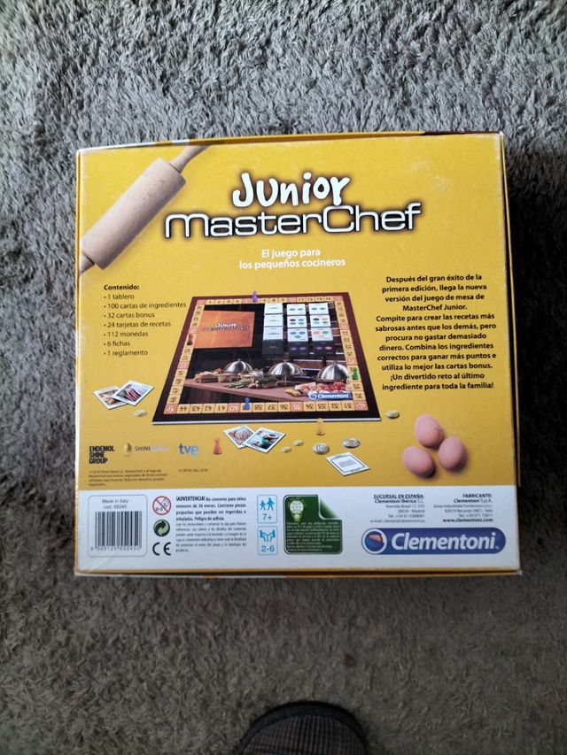 Juego Masterchef junior