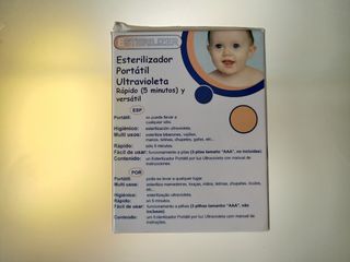 Esterilizador chupetes ultravioleta