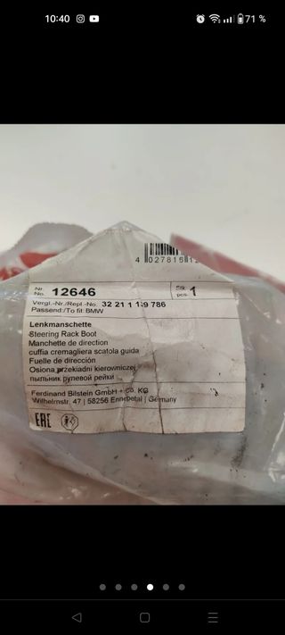 FUELLE DIRECCIÓN NUEVO BMW E36