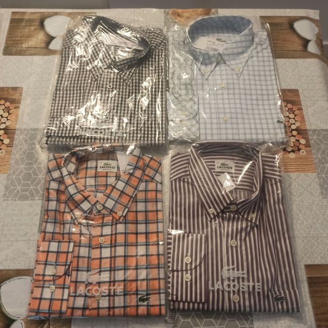 Camisas manga larga Lacoste