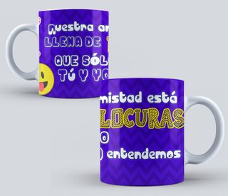 Taza Amigos Amigas Amistad varios modelos