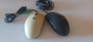 lote 2 ratones bola y óptico Retro