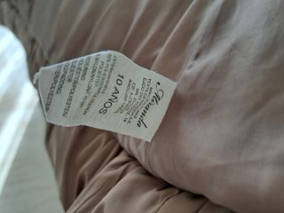 Plumifero beige marca Miranda niña talla 10 años