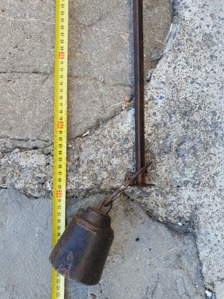 Antigua Romana carrazón peso bascula