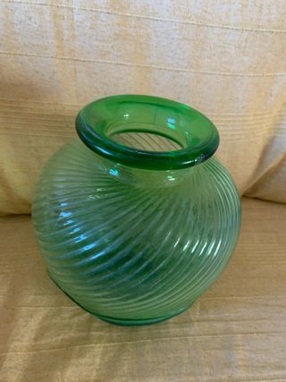 vaso in vetro soffiato a bocca