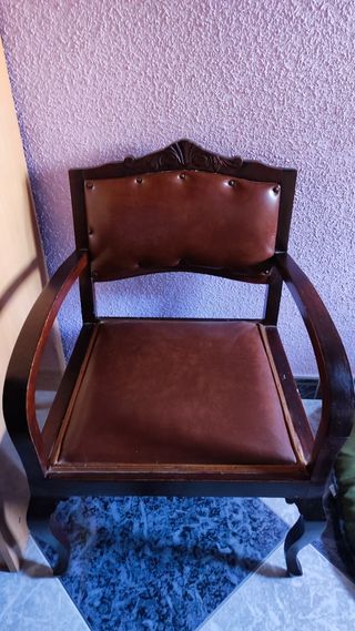 Silla madera vintage
