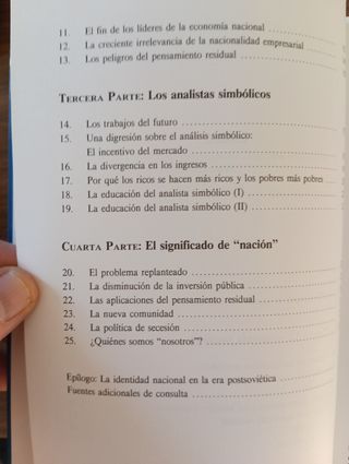 R. Reich, El trabajo de las naciones