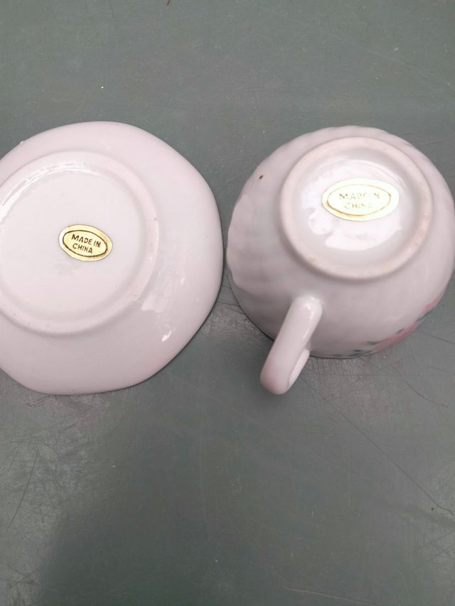 Juego de te de muñecas antiguo