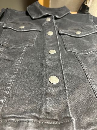 CAZADORA VAQUERA NEGRA