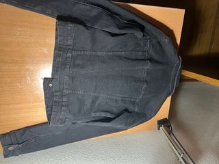 CAZADORA VAQUERA NEGRA