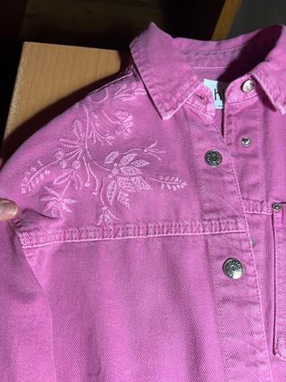 CAZADORA VAQUERA ROSA