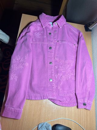 CAZADORA VAQUERA ROSA