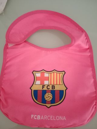 Babero barça. Rosa 