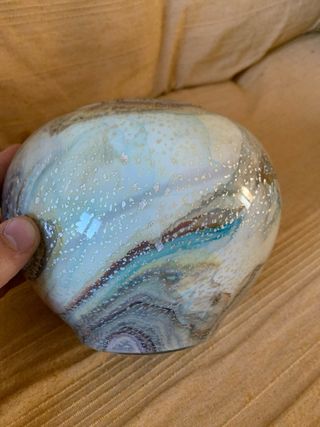 vaso in vetro soffiato