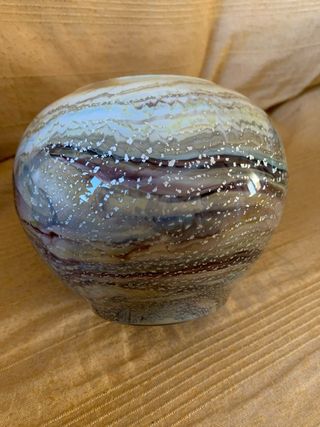 vaso in vetro soffiato