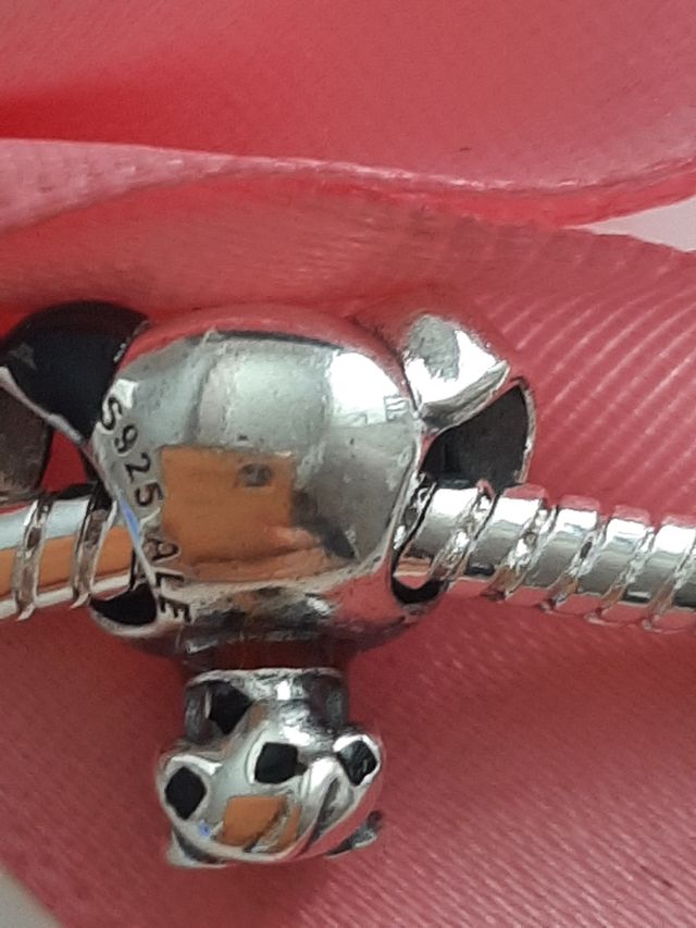 Charm perro en plata de ley S 925.