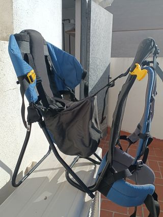 Mochila Silla Transporte Niño azul Máximo 22kg
