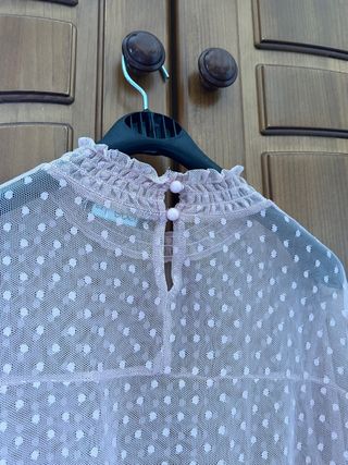 blusa transparente