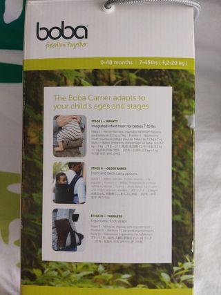 Portabebe mochila boba