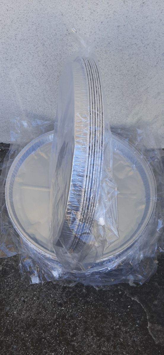 Vassoio/piatto in alluminio