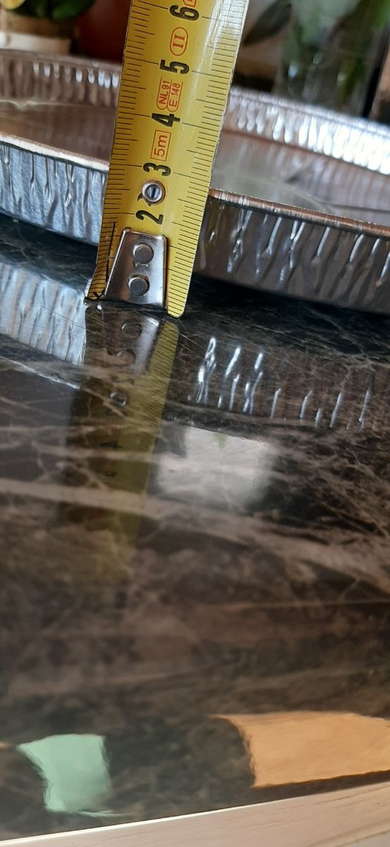 Vassoio/piatto in alluminio