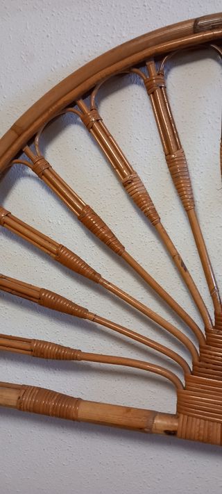 Cabecero caña bambú